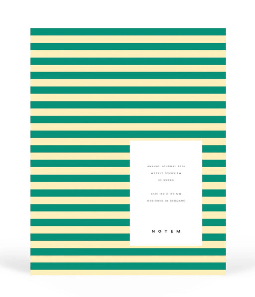 Notem ALVA Journal 2026 - Medium Green / Yellow