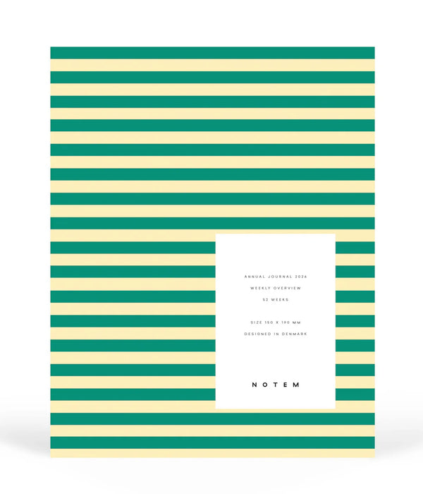 Notem ALVA Journal 2026 - Medium Green / Yellow