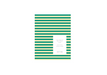 Notem Alva Annual Journal - Medium - 2027 - Green Stripes
