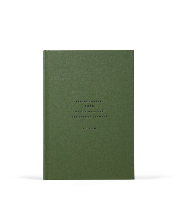 ALVA Annual Journal 2025 - A5 - Flat Lay Binding - Dark Green