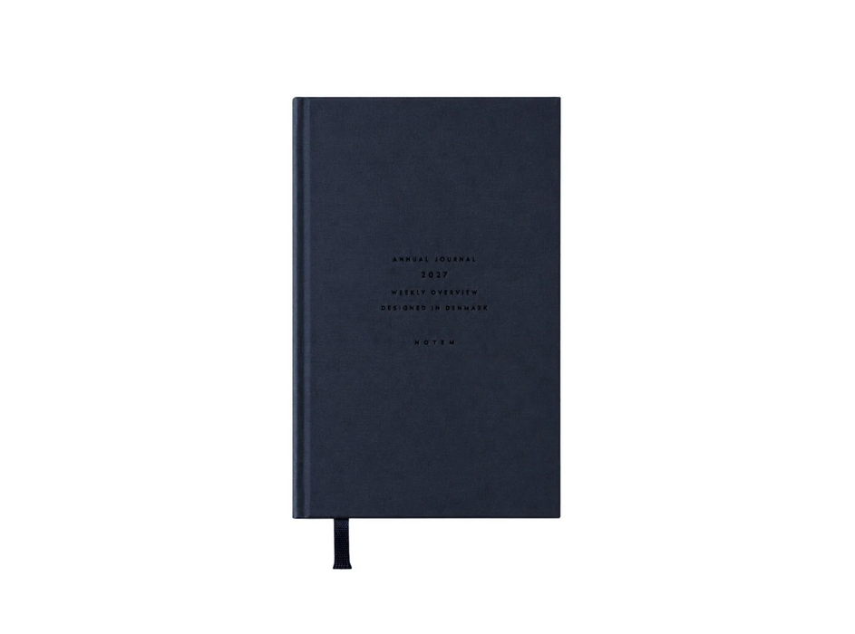 Notem Alva Annual Journal (A5) - 2027 - DUNKELBLAU