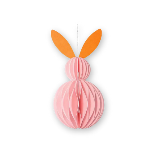 Herr & Frau Hempel Hängedeko Osterhase - Rosa Orange