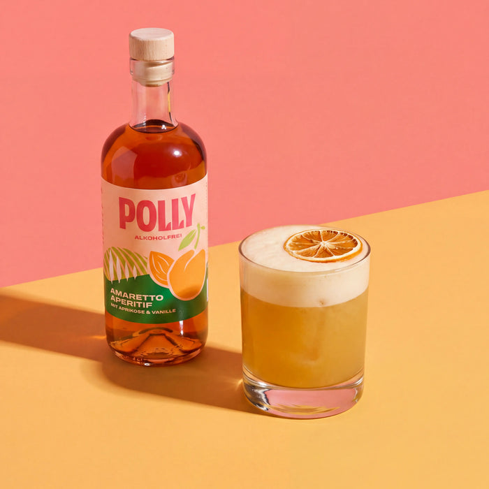 POLLY Amaretto Aperitif Apricot & Vanilla - 500 ml | alkoholfrei