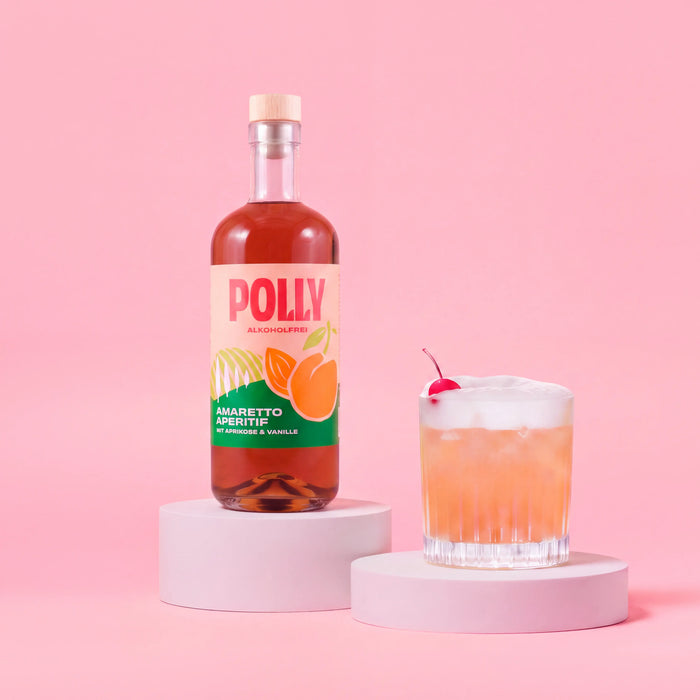 POLLY Amaretto Aperitif Apricot & Vanilla - 500 ml | alkoholfrei