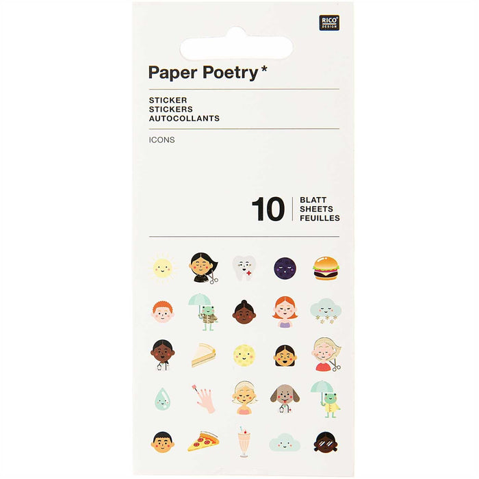 Paper Poetry Stickerbuch