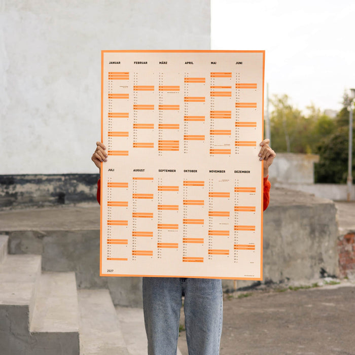 *PLANQUADRAT* Wandkalender 2027