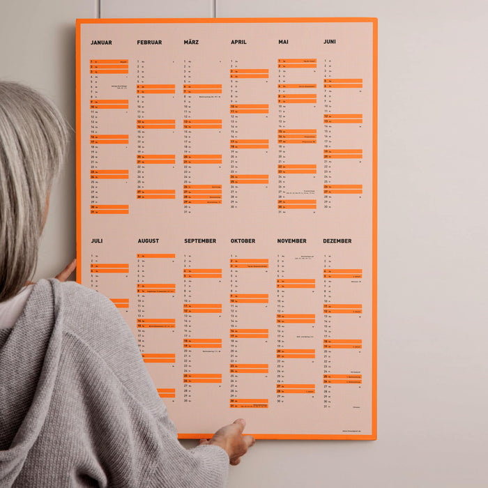 *PLANQUADRAT* Wandkalender 2027