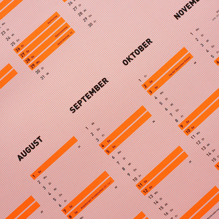 *PLANQUADRAT* Wandkalender 2027