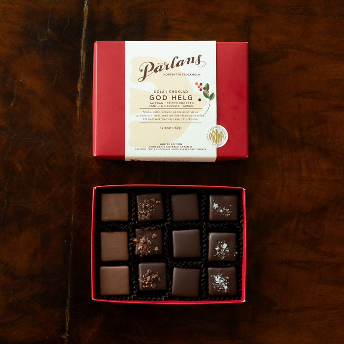 Pärlans Karamell mit Schokoladenüberzug - God Helg - Winter Edition - 12 Stk