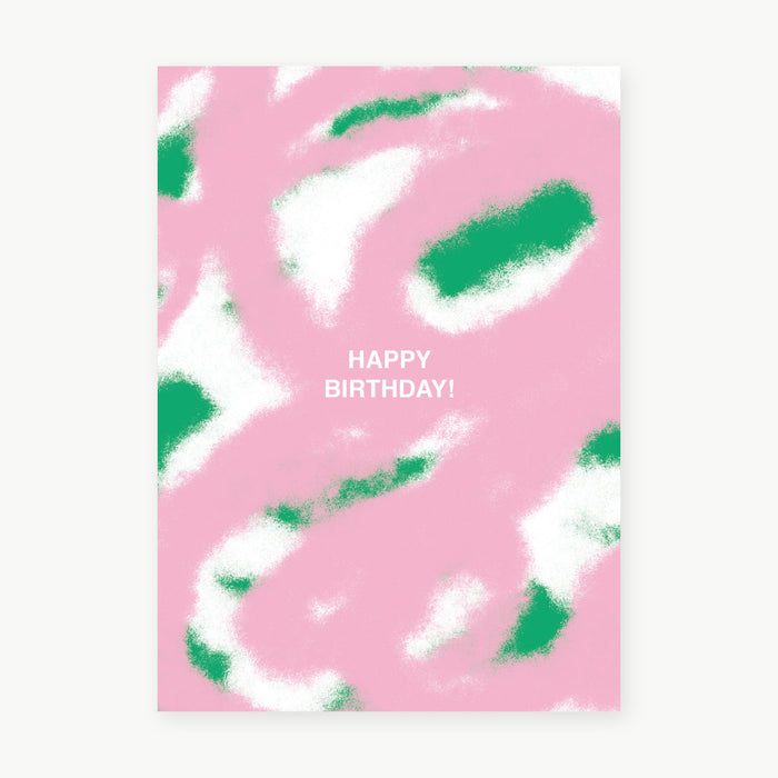 Postkarte - Pink Bday