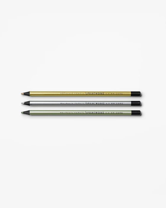 Printworks Photo Album Pencils - Bleistifte Metallisch