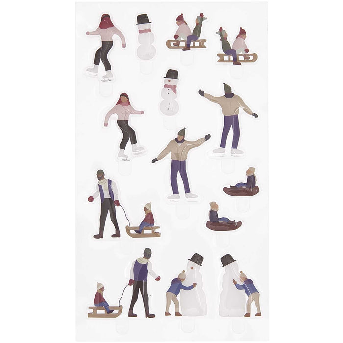 Rico Design FIGURICO Gelsticker - Schneevergnügen