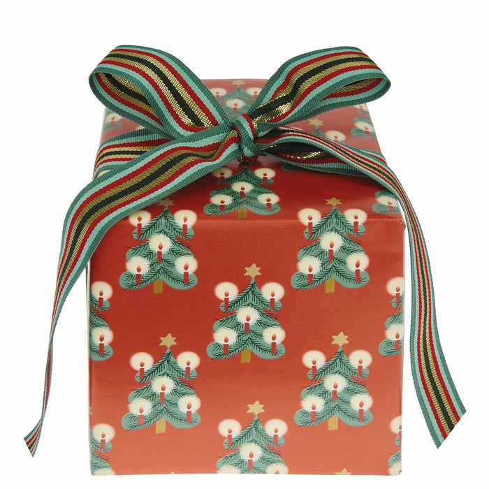 Rico Design Geschenkpapier - Tannenbäume - Rot