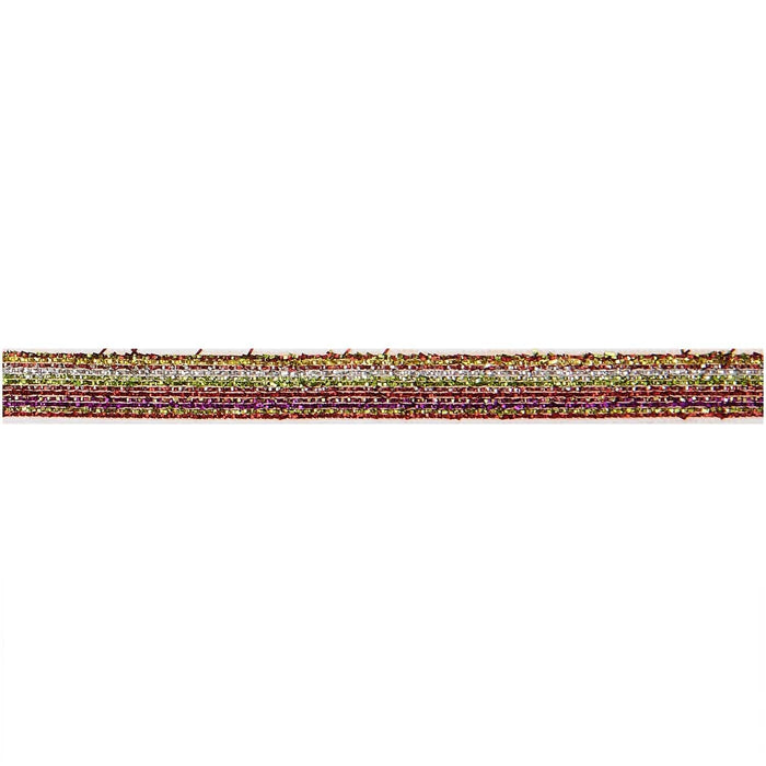 Rico Design Glitzerband - Bunt