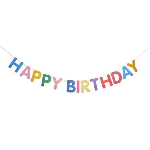 Rico Design Happy Birthday Girlande - Magic Rainbow