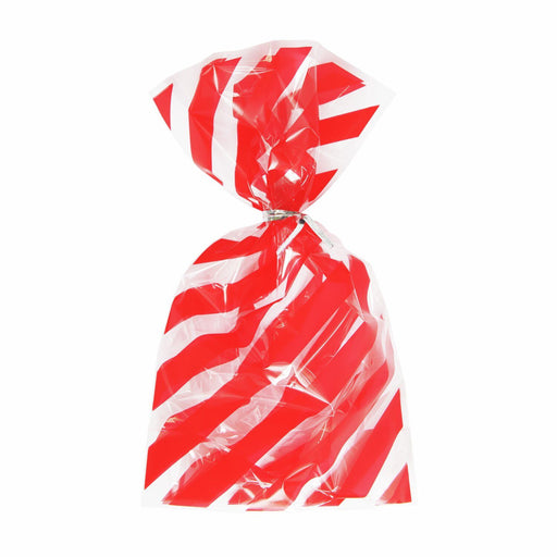 Rico Design Kekstüten Size XS - Rote Streifen - 10 Stk.