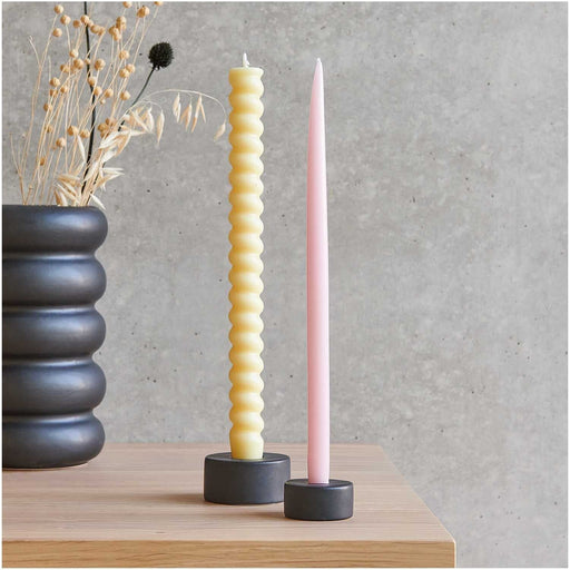 Rico Design Keramikkerzenhalter groß - Schwarz