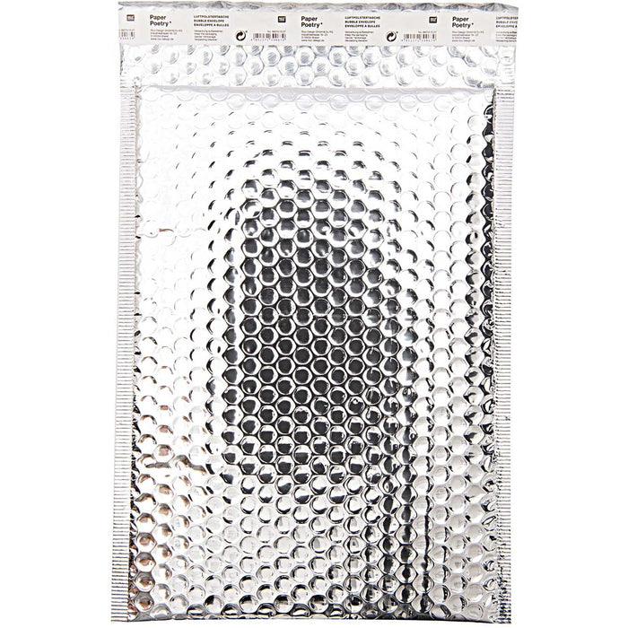 Rico Design Luftpolstertasche - Silber - B5