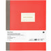 Rico Design Notizbuch L - Neonrot mit Goldrand