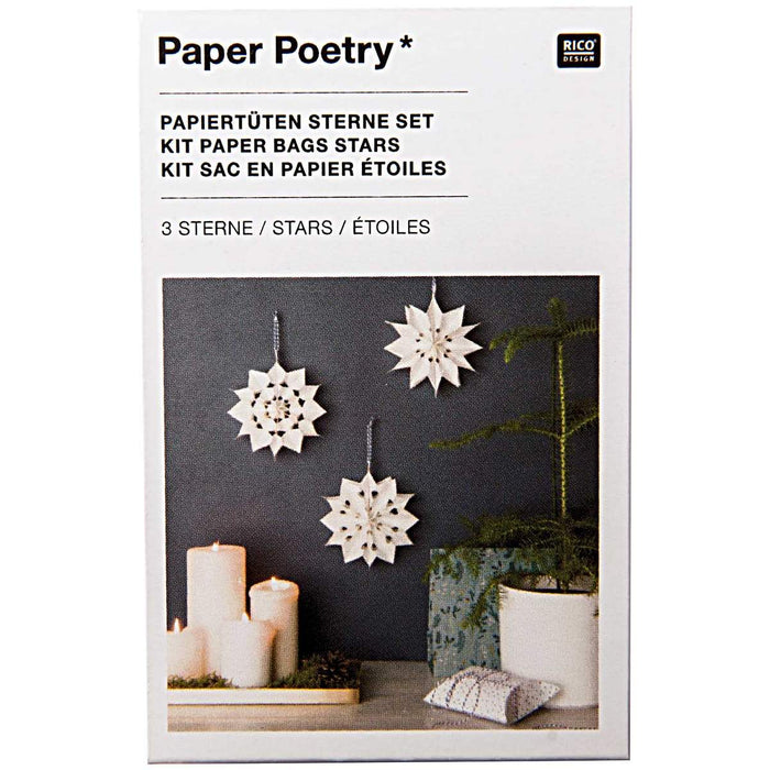 Paper Poetry Papiertüten Sterne Set