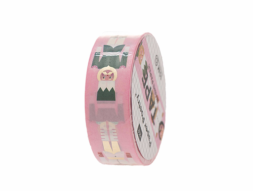 Rico Design Paper Poetry Tape - Nussknacker - Pink