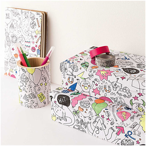 Rico Design Paper Poetry Tape - Neonpink