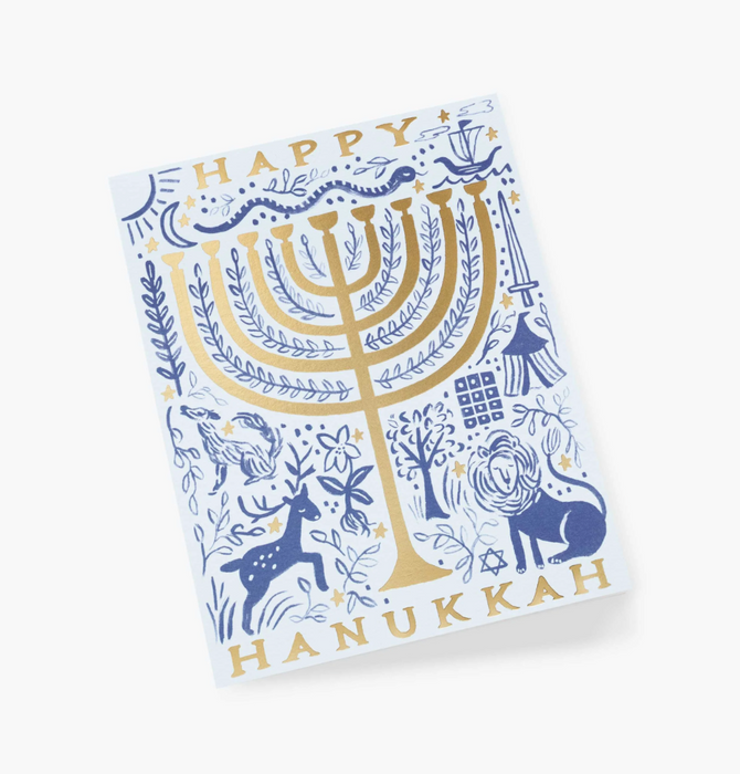 Grußkarte Glückwunsch - "Hanukkah Card" by Twelve Tribes