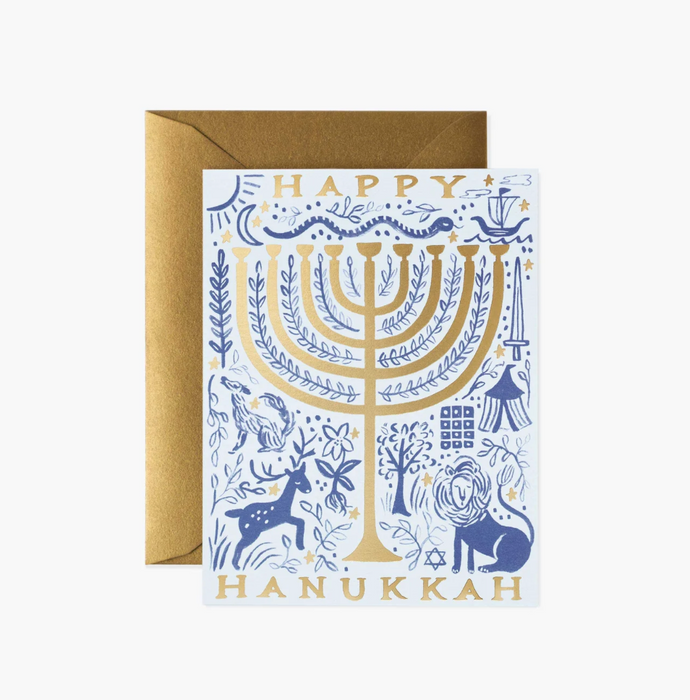 Grußkarte Glückwunsch - "Hanukkah Card" by Twelve Tribes