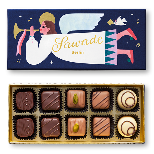 Sawade Pralinenschachtel Engel - Alkoholfrei - 115 g