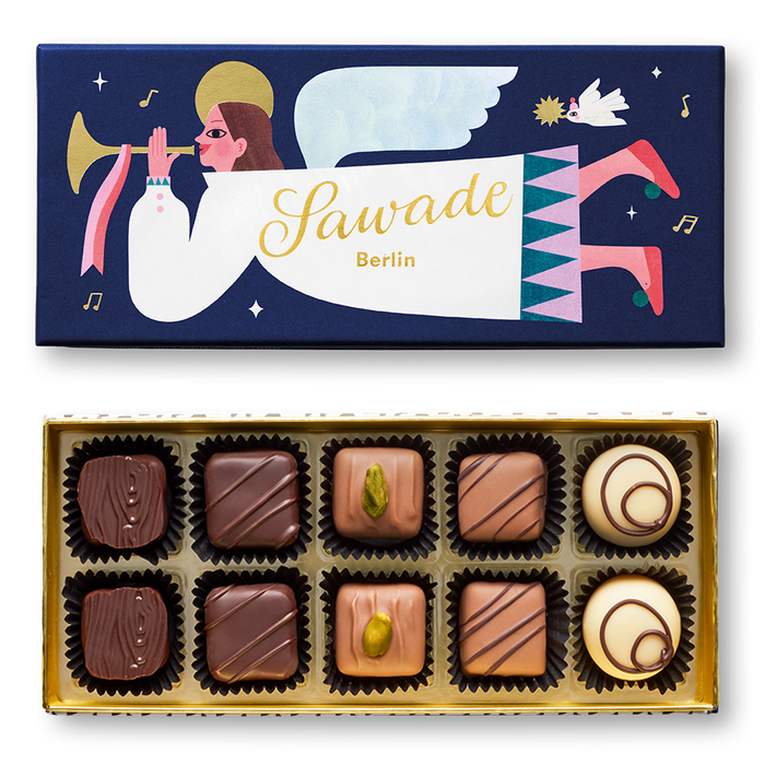 Sawade Pralinenschachtel Engel - Alkoholfrei - 115 g