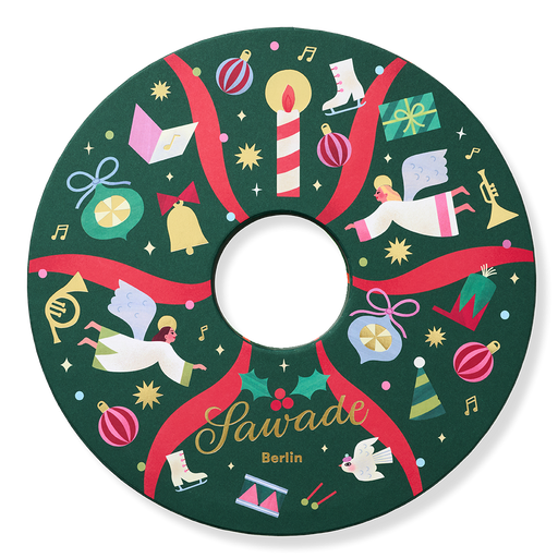 Sawade Große Geschenkschachtel Adventskranz - 305 g