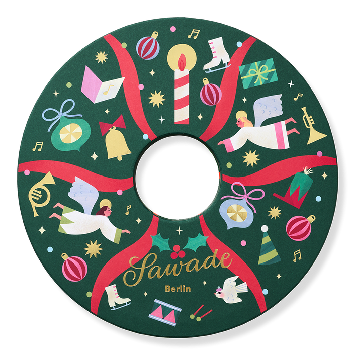 Sawade Große Geschenkschachtel Adventskranz - 305 g