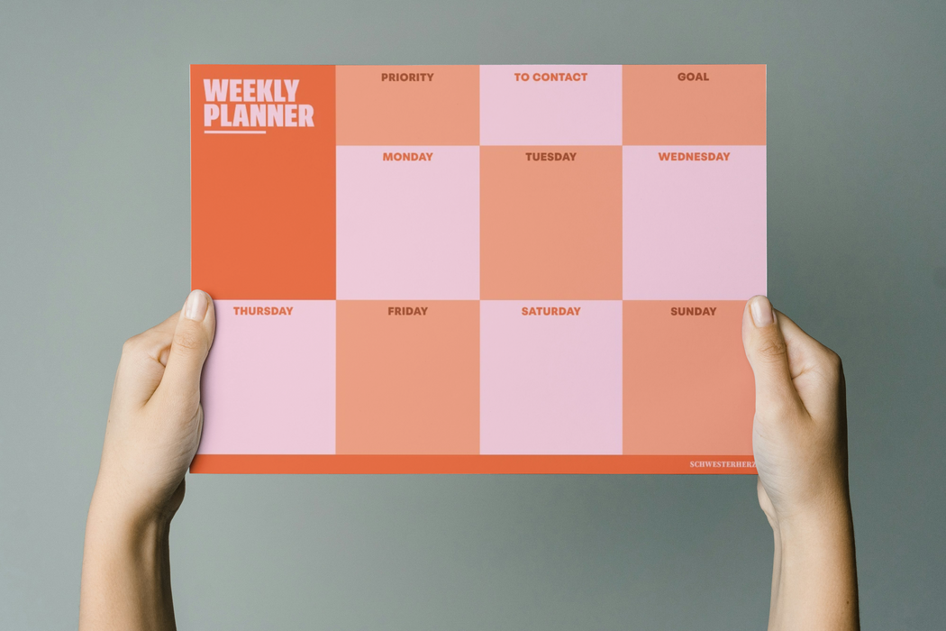 Schwesterherz Wochenplaner / Weekly Planner