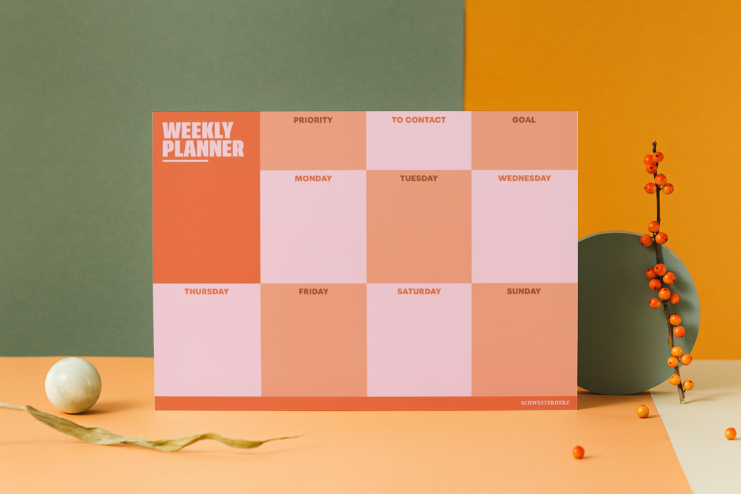 Schwesterherz Wochenplaner / Weekly Planner