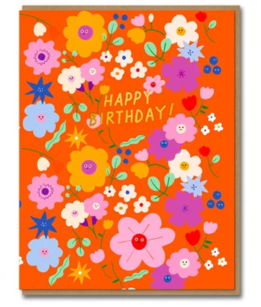 Grußkarte Happy Birthday Carolyn Suzuki 1973