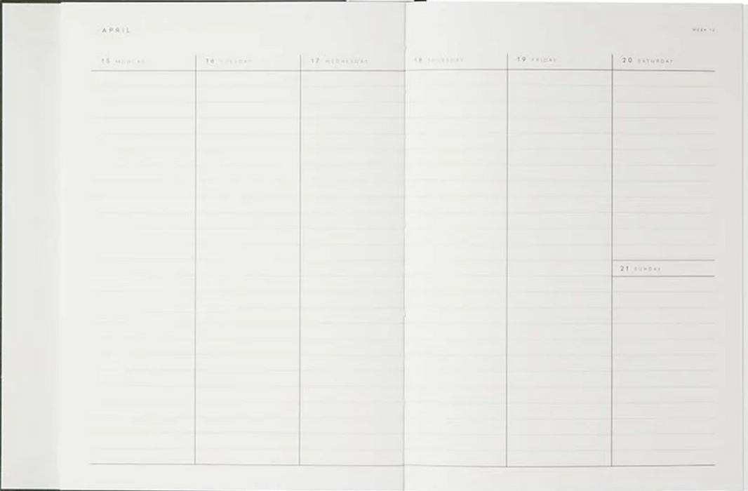 Alva Annual Journal 2027 A5 - DUNKELBLAU