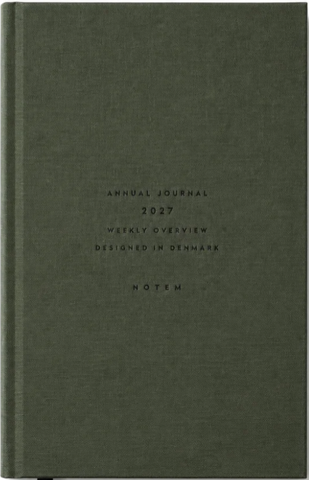 Alva Annual Journal 2027 A5 - DUNKELGRÜN