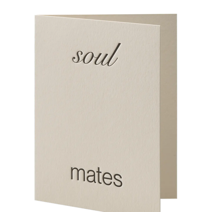 Grußkarte - Soul Mates