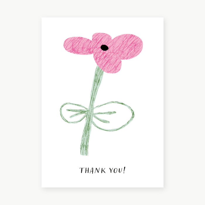 Postkarte - Thank you