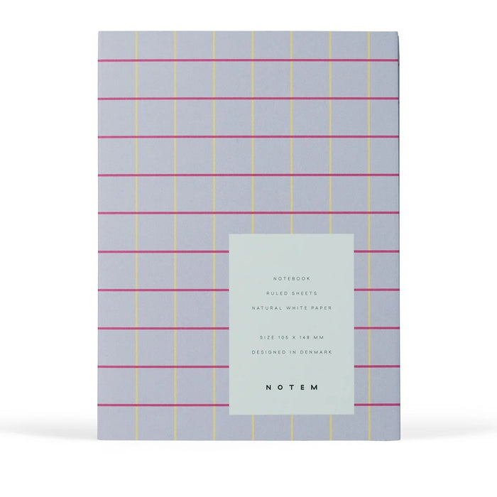 UMA Flat Lay Notebook - Small - Lavendel Karo