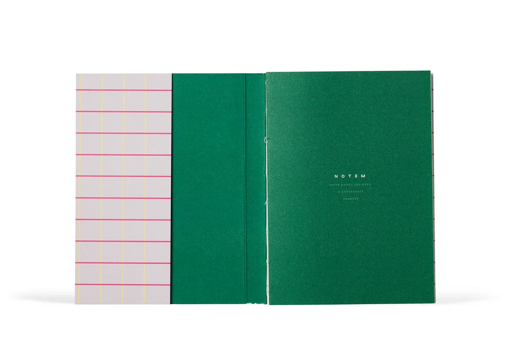 UMA Flat Lay Notebook - Small - Lavendel Karo