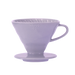 Hario Kaffeefilter V60 - Hario 02 - Ceramic Colour Drippers - 1-4 Tassen - Purple Heather