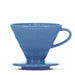 Hario Kaffeefilter V60 - Hario 02 - Ceramic Colour Drippers - 1-4 Tassen - Turquoise Blue