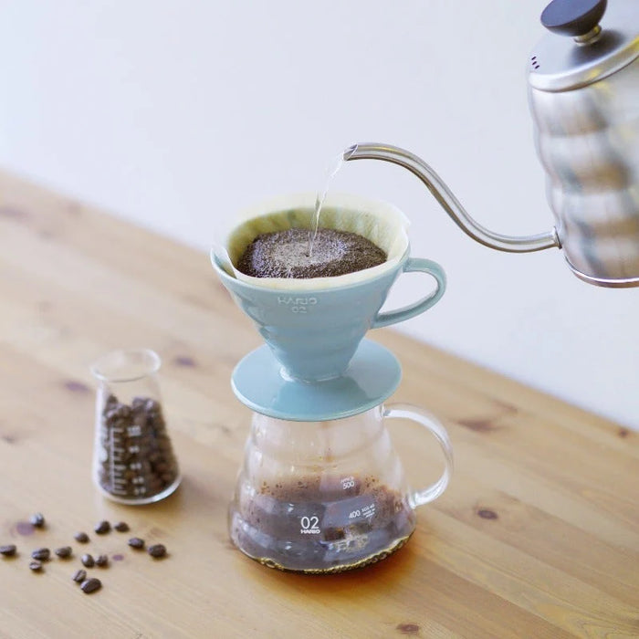 Hario Kaffeefilter V60 - Hario 02 - Ceramic Colour Drippers - 1-4 Tassen - Blue