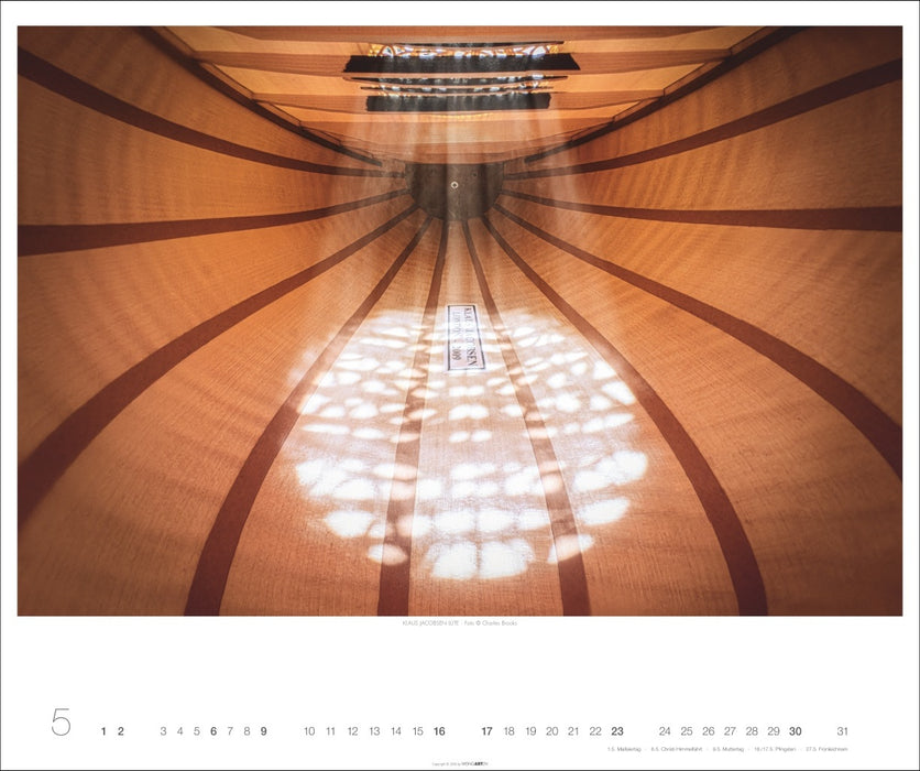 Weingarten Architecture in Music Kalender - 2027