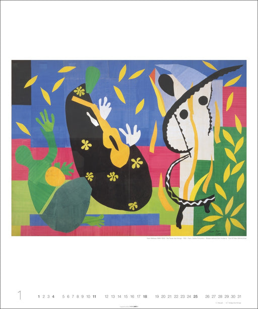 Weingarten Kalender 2026 - Henri Matisse