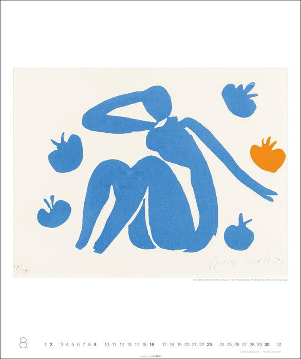 Weingarten Kalender 2026 - Henri Matisse