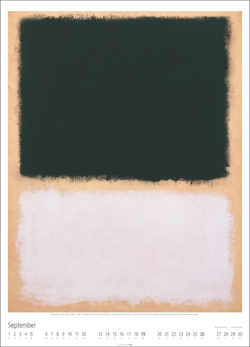 Weingarten Wandkalender Mark Rothko - 2027