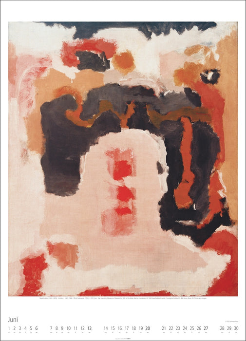 Weingarten Wandkalender Mark Rothko - 2027