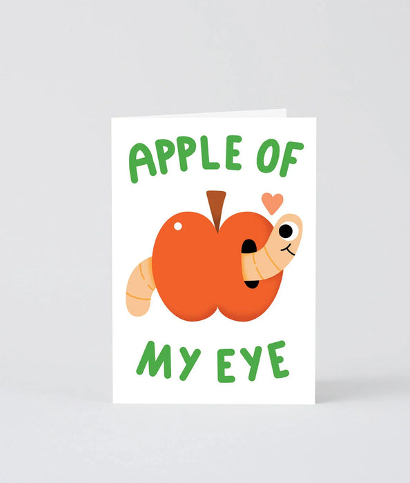Grußkarte „Apple Of My Eye“